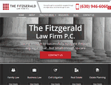 Tablet Screenshot of fitzgeraldlawpc.com